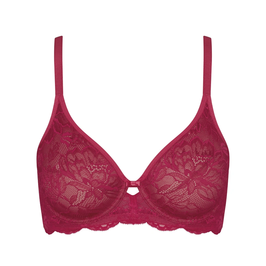 Amourette Charm, Bordeaux gemustert, large