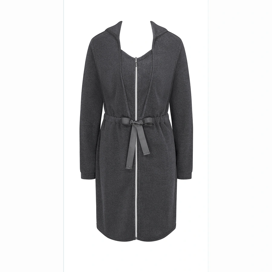 Robes, Gris avec motifs, large