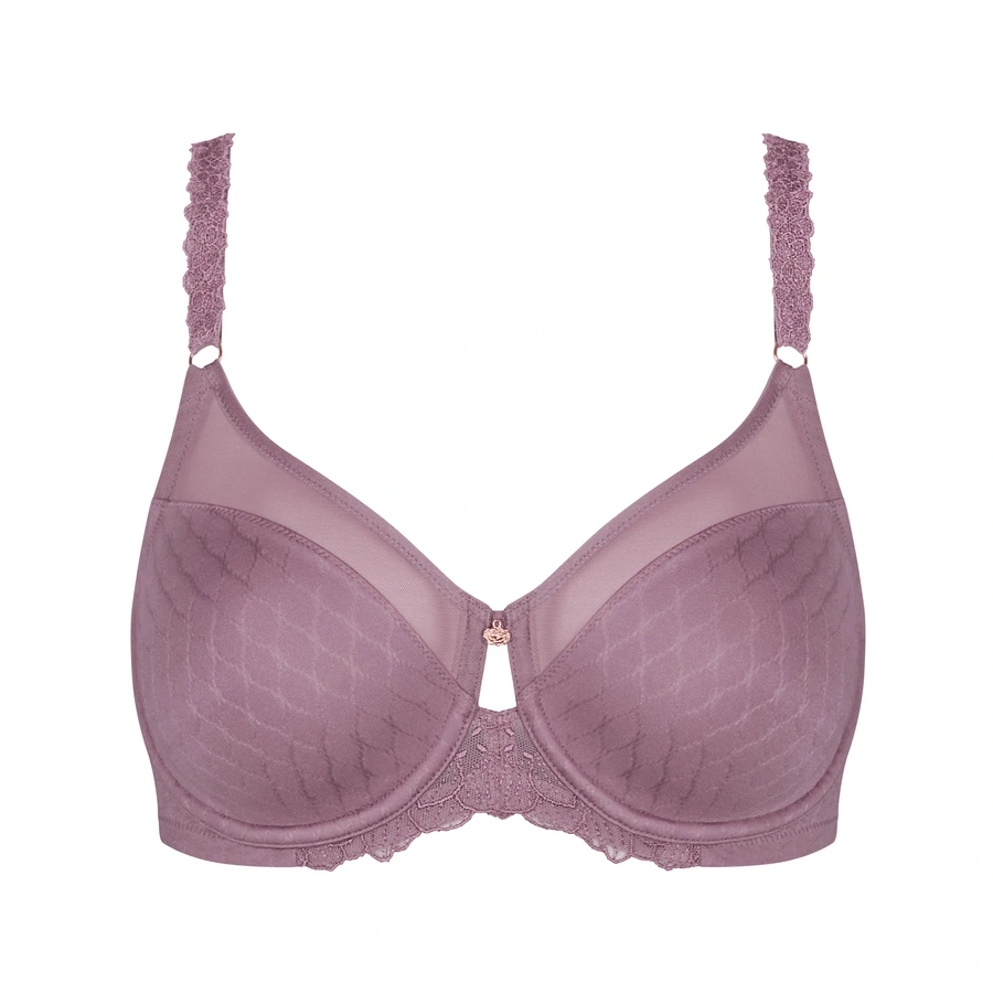 Azalea Florale, Violet avec motifs, large