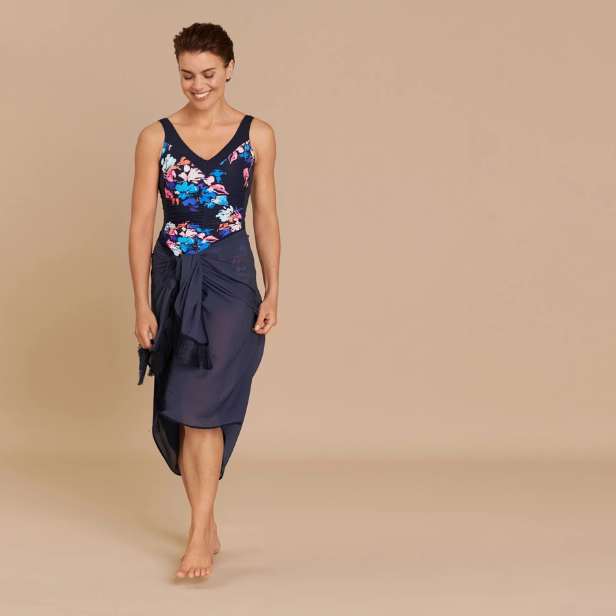Basic Pareo, Blu scuro, large