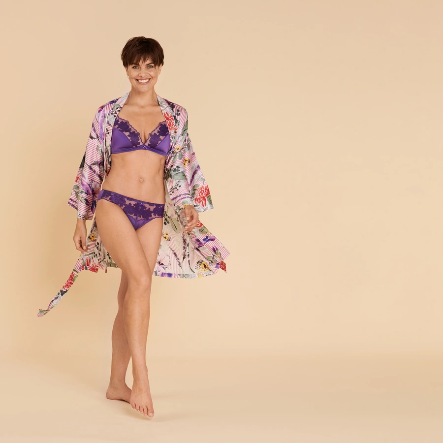 Malika, Pink con motivo, large