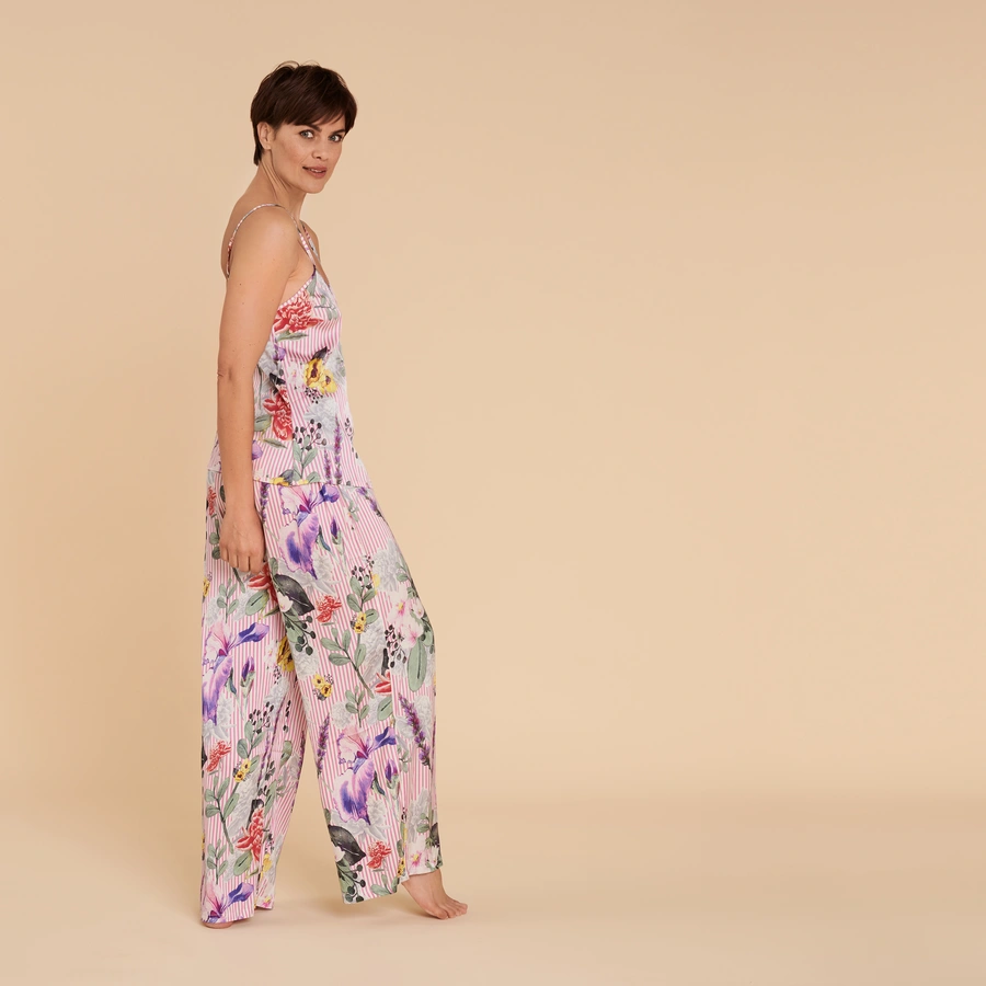Malika, Pink gemustert, large
