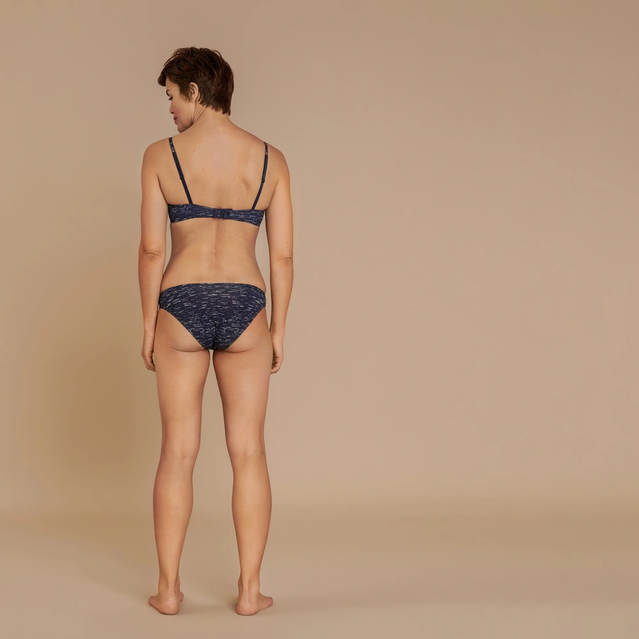Sexy Comfort, Blau gemustert, large