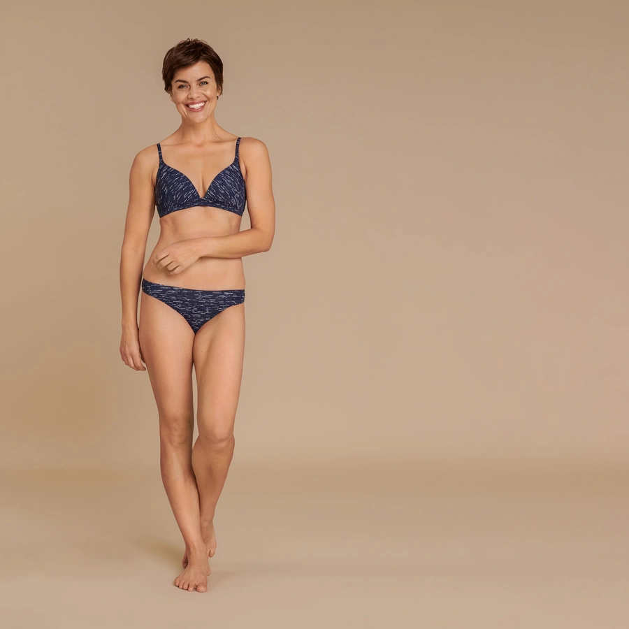 Sexy Comfort, Blau gemustert, large