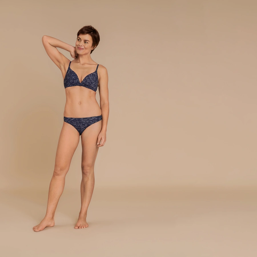 Sexy Comfort, Blau gemustert, large