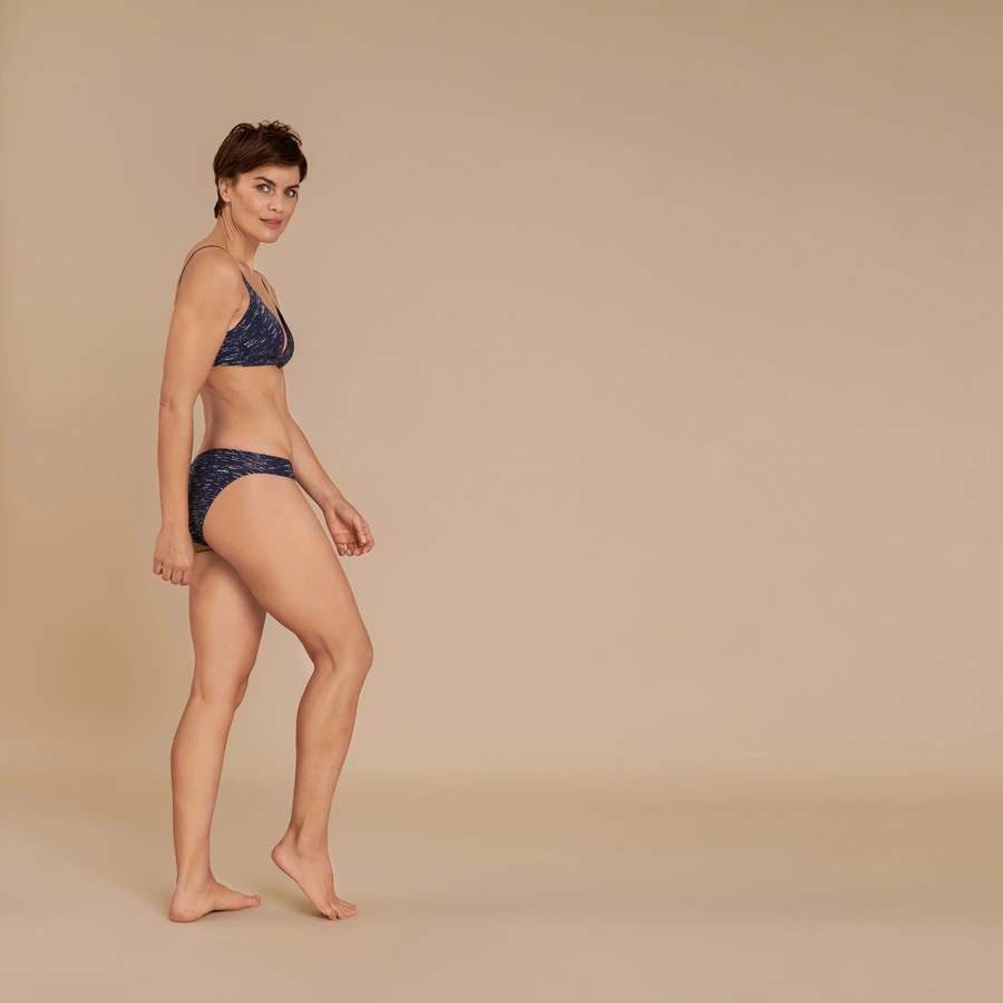 Sexy Comfort, Blau gemustert, large