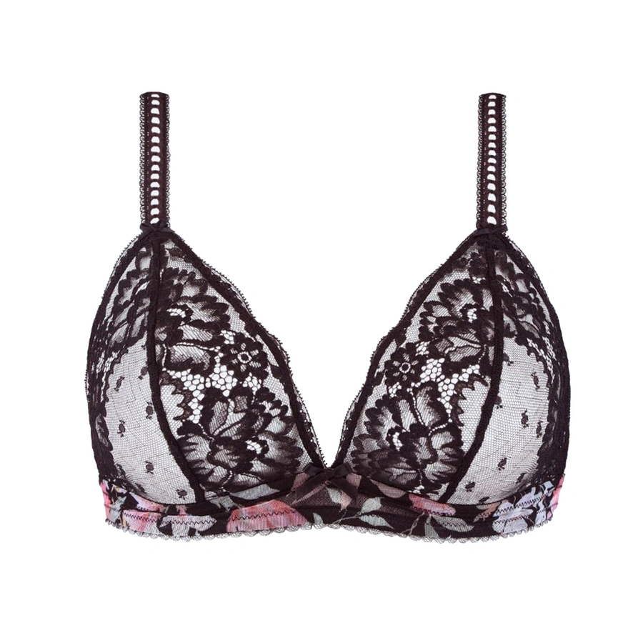 Magic Garden, Noir avec motif, large