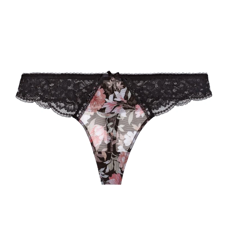 Magic Garden, Noir avec motif, large