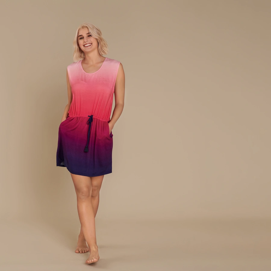 Madras, Pink gemustert, large