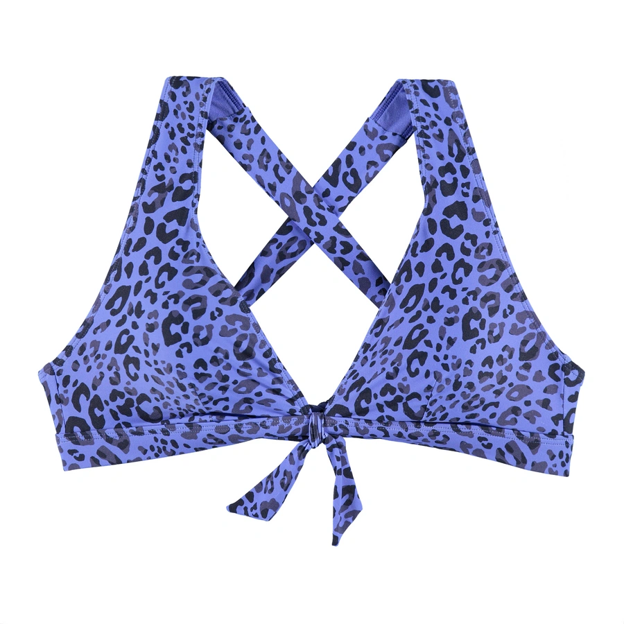 Monroe, Bleu avec motifs, large