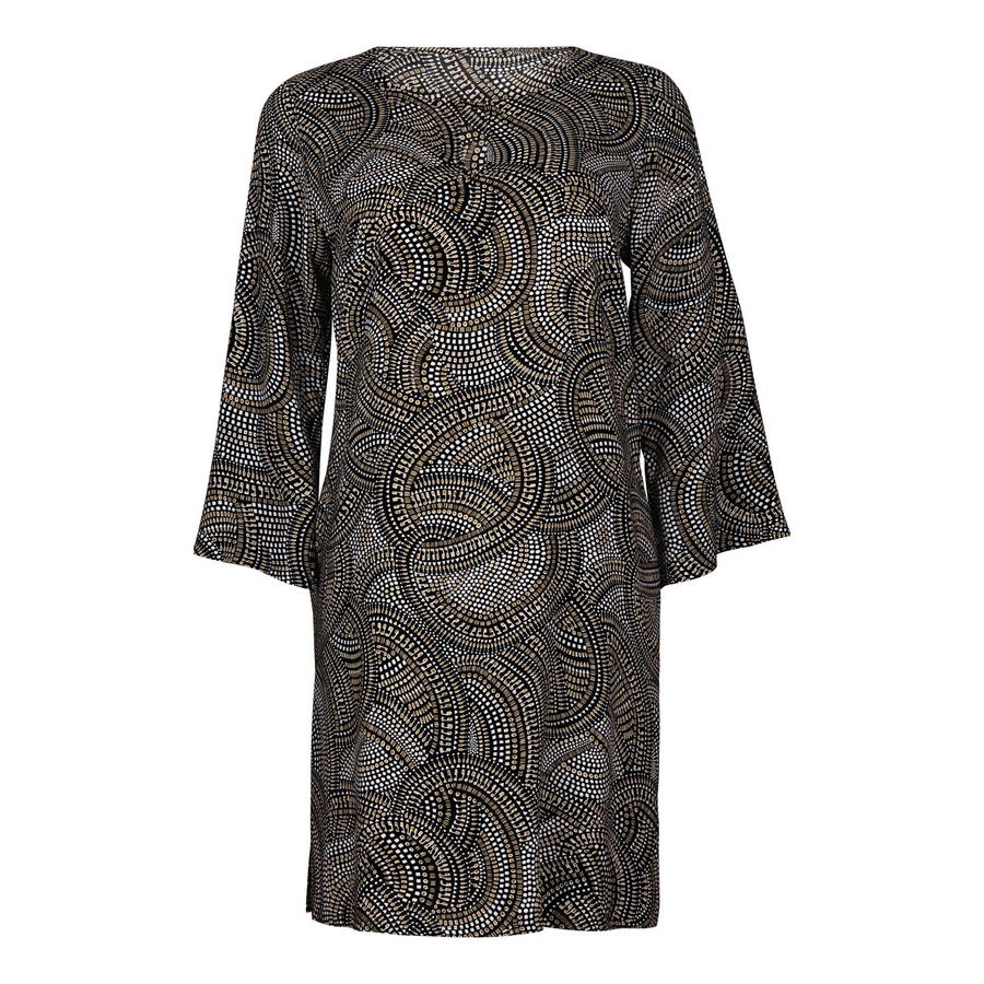 Amber Glow, Schwarz gemustert, large