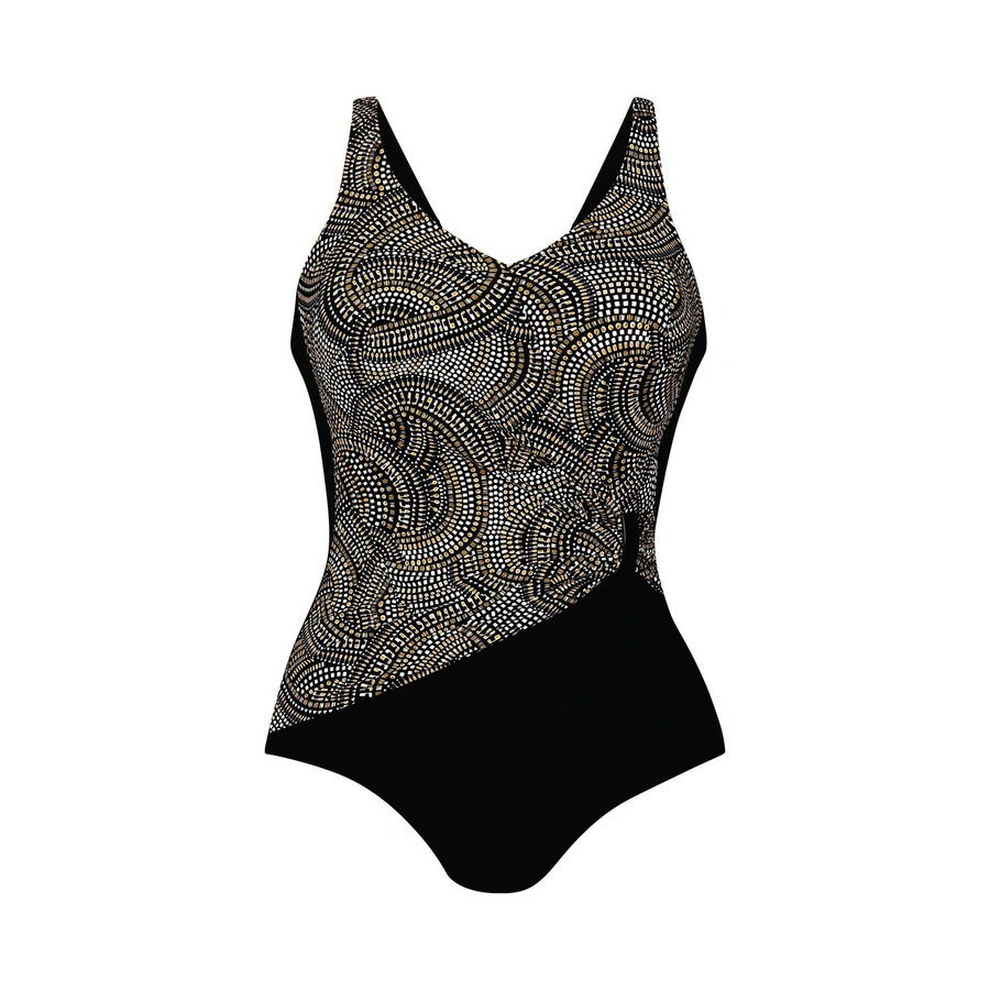 Amber Glow, Schwarz gemustert, large