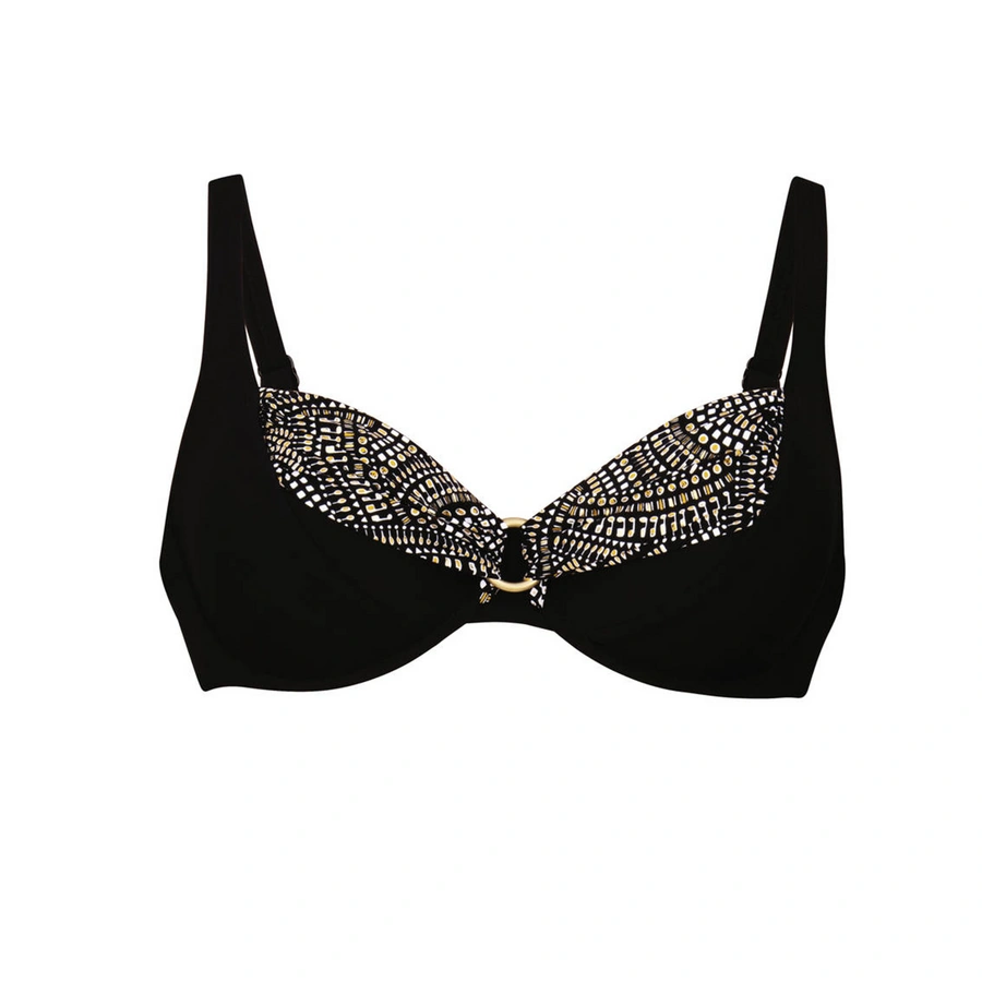 Amber Glow, Schwarz gemustert, large