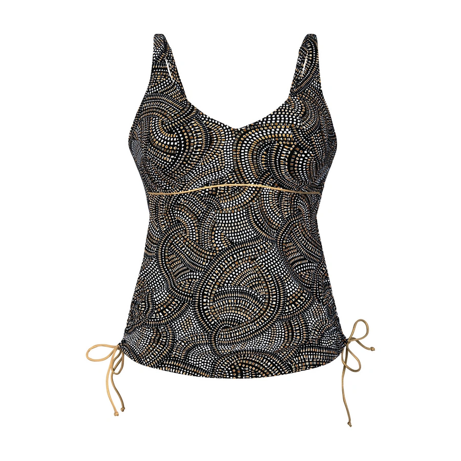 Amber Glow, Schwarz gemustert, large