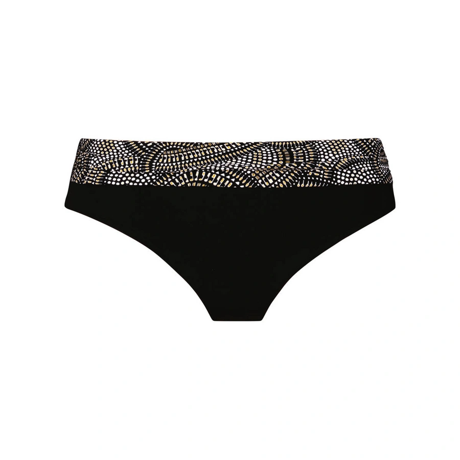 Amber Glow, Noir avec motif, large