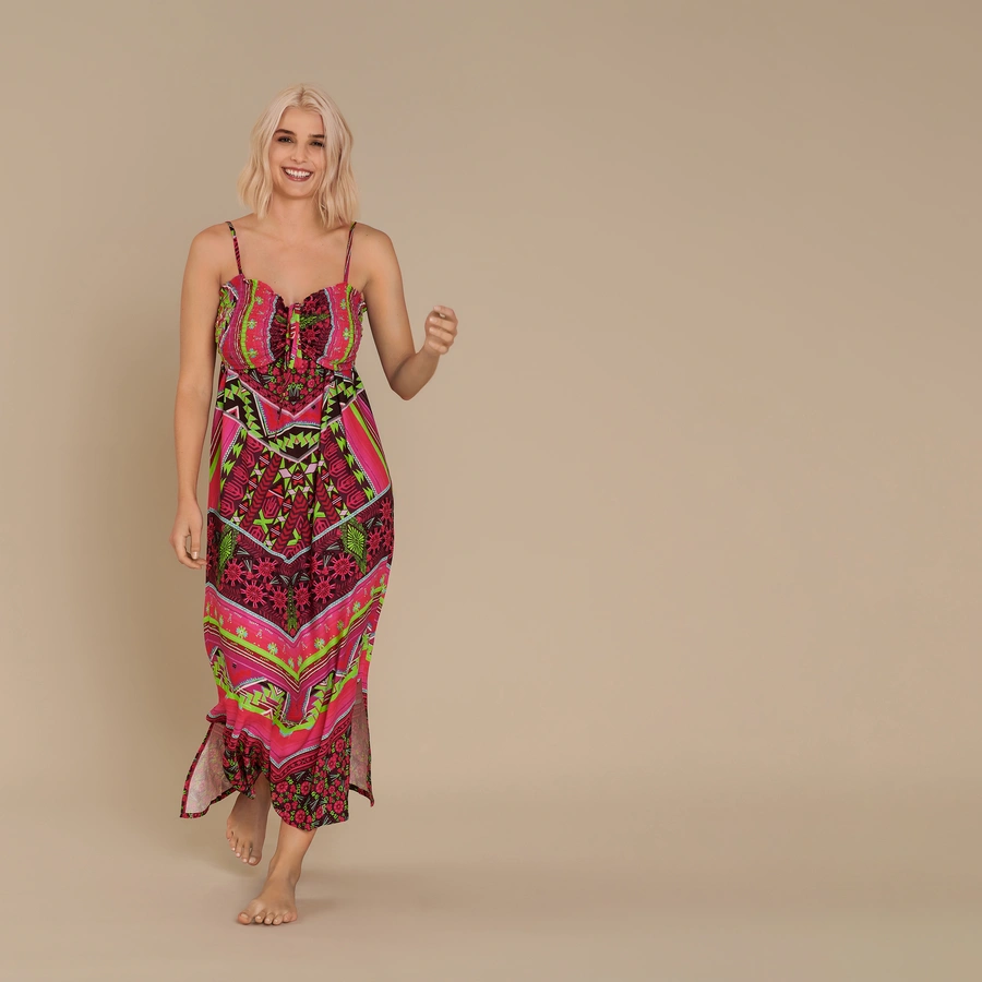 Malischenka, Pink con motivo, large