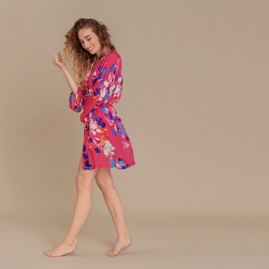 Maringa, Pink avec motifs, large