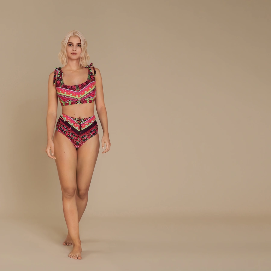 Malischenka, Pink con motivo, large
