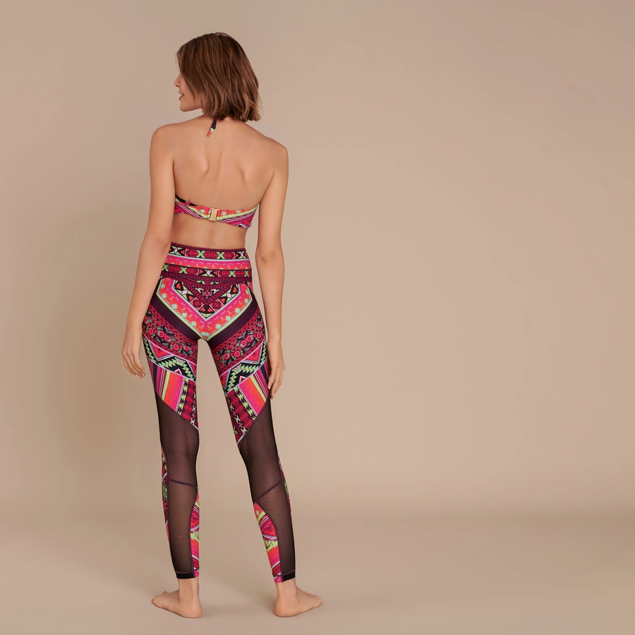 Malischenka, Pink avec motifs, large