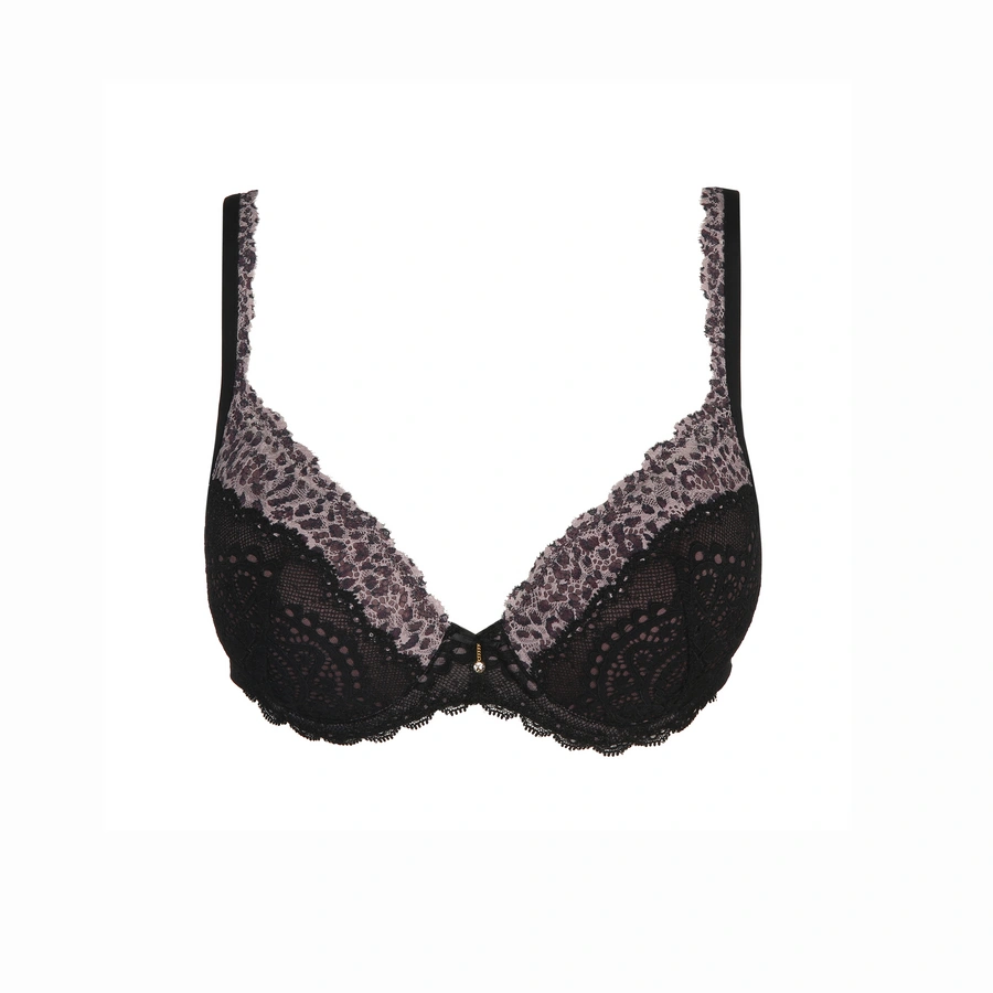Coely, Schwarz gemustert, large