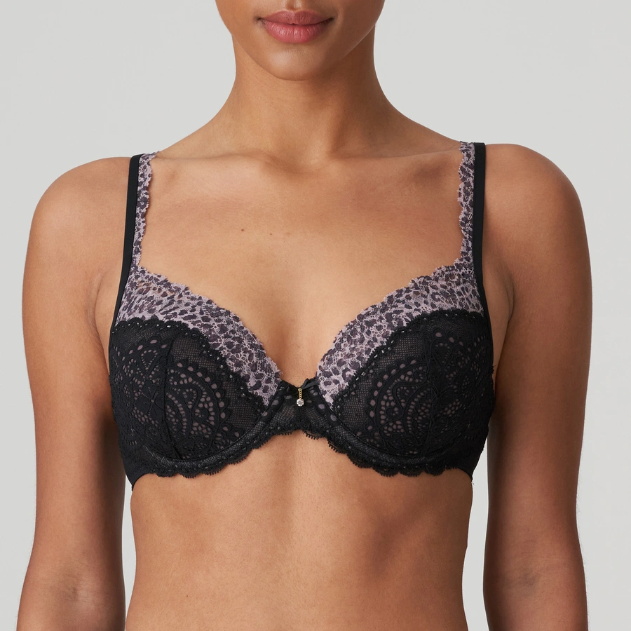 Coely, Schwarz gemustert, large