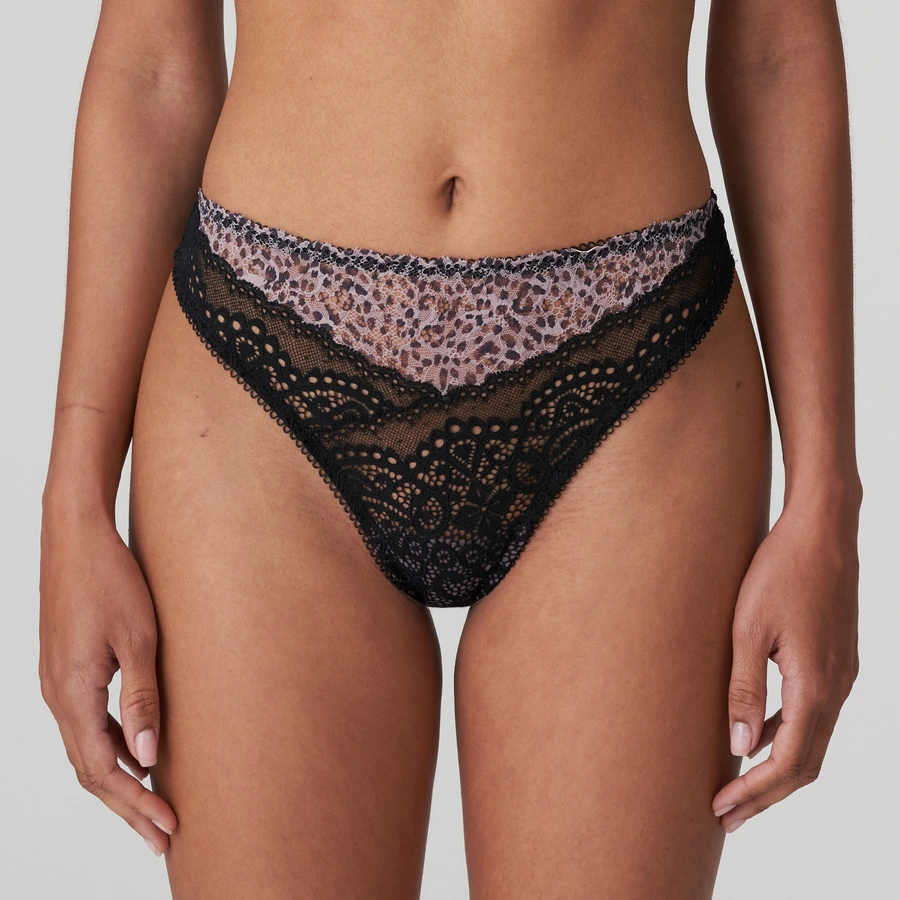 Coely, Noir avec motif, large