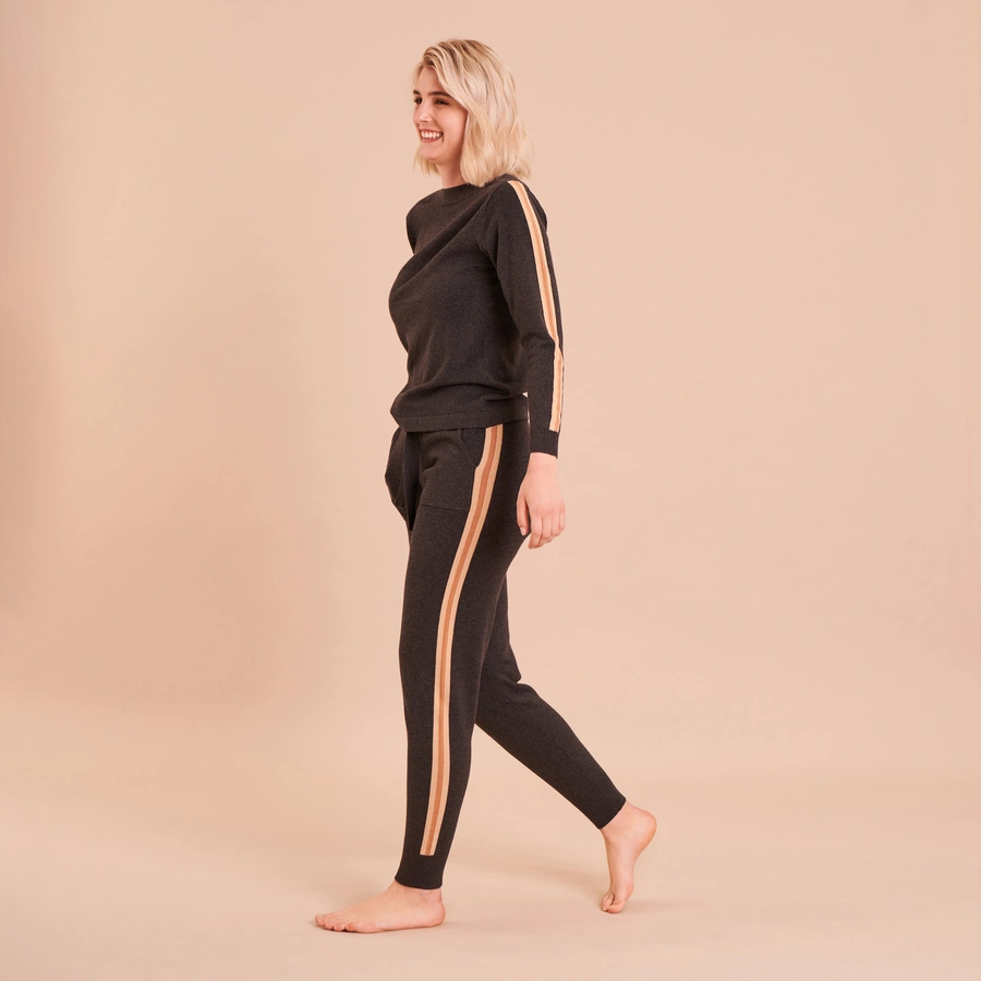 Nina, Grau gemustert, large