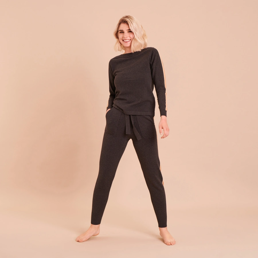 Nina, Grau gemustert, large