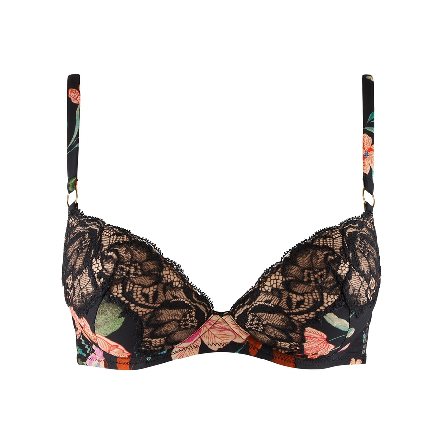 Sweet Folk, Noir avec motif, large