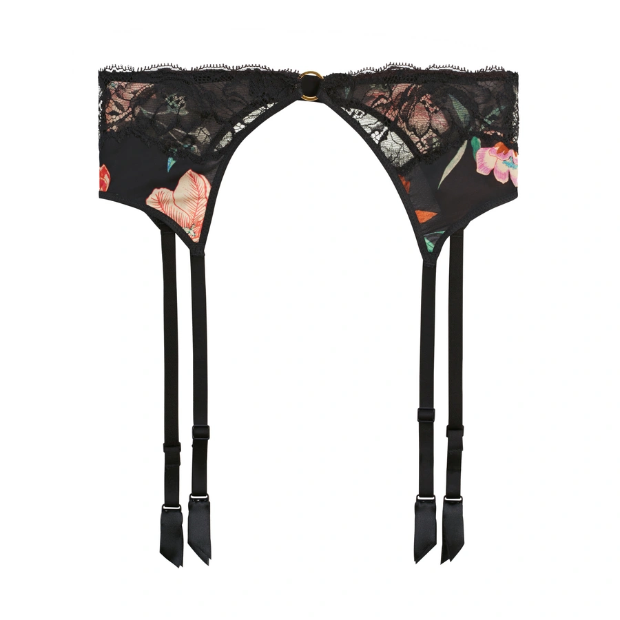 Sweet Folk, Noir avec motif, large