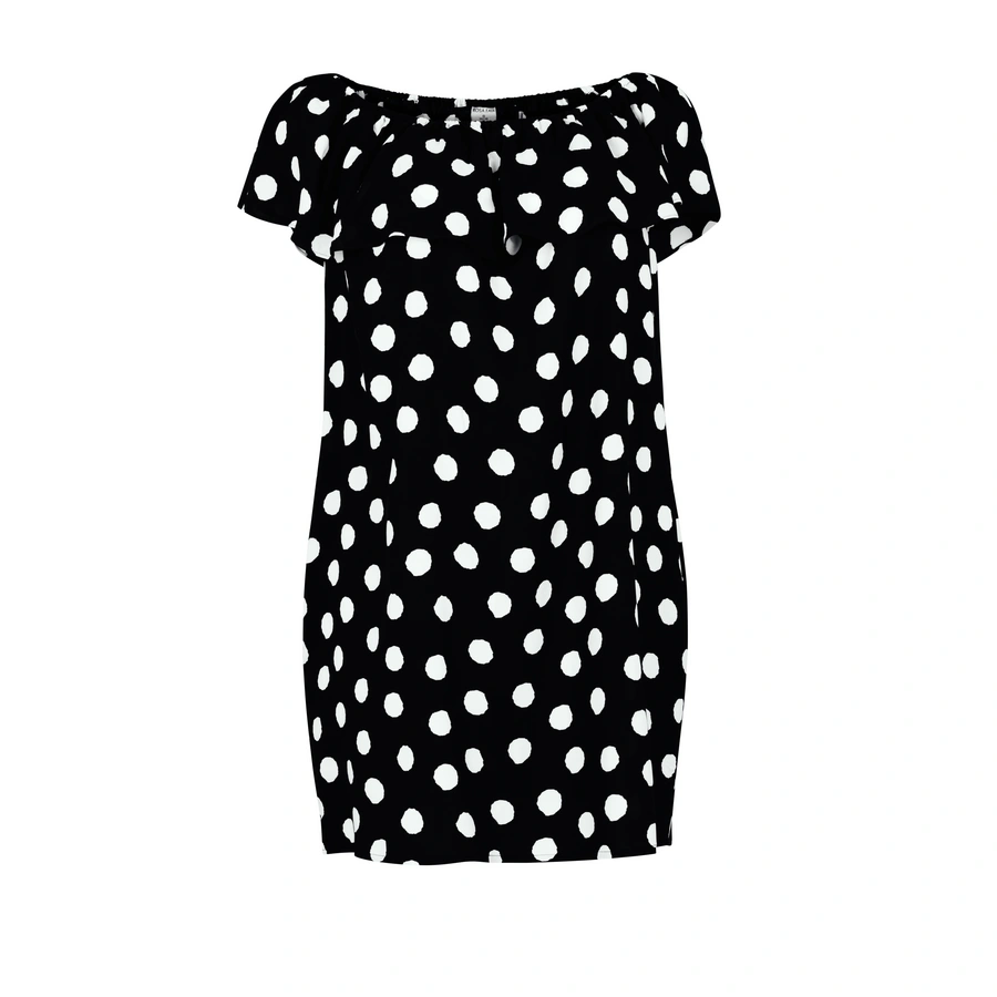 Summer Dot, Schwarz gemustert, large