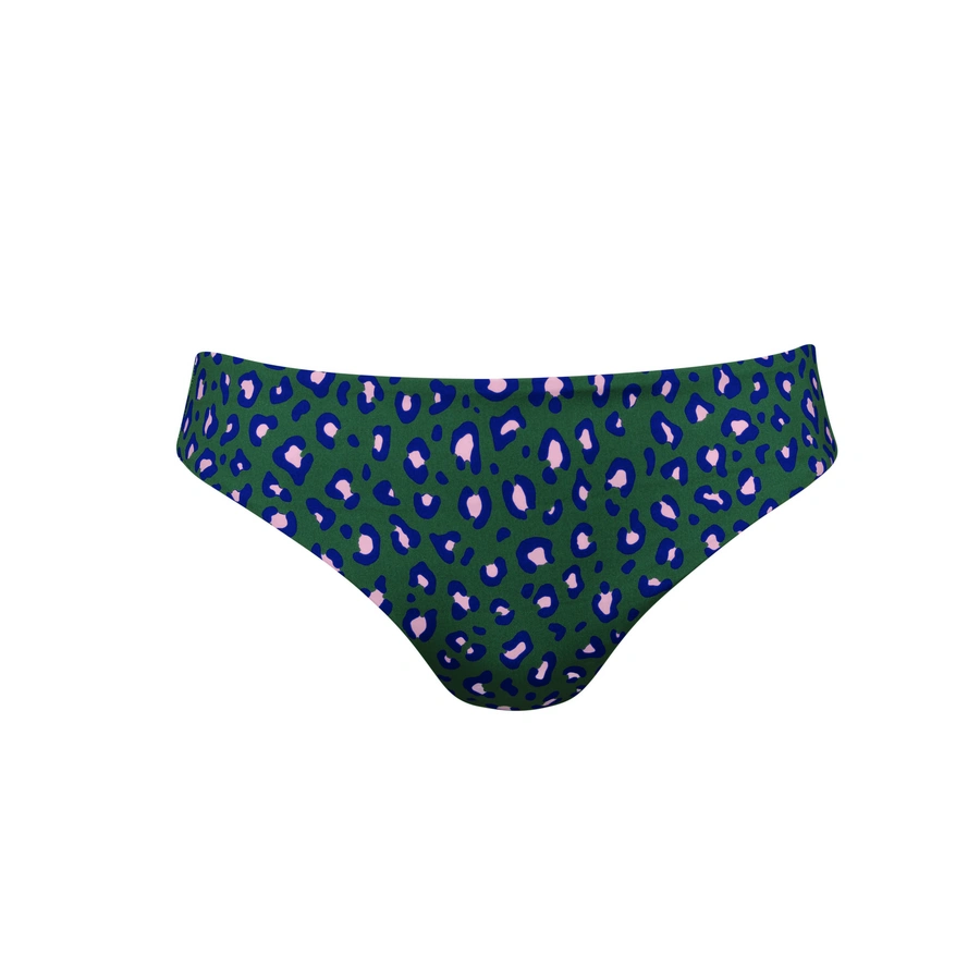 Tropical Sunset, Vert foncé avec motifs, large