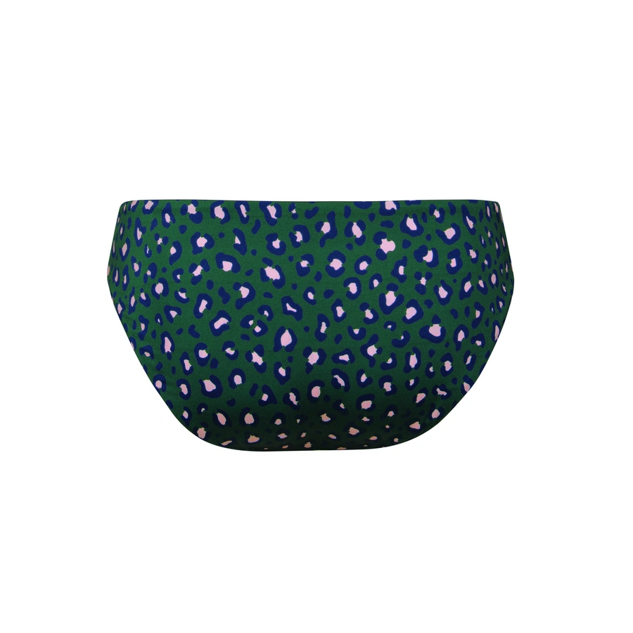 Tropical Sunset, Vert foncé avec motifs, large