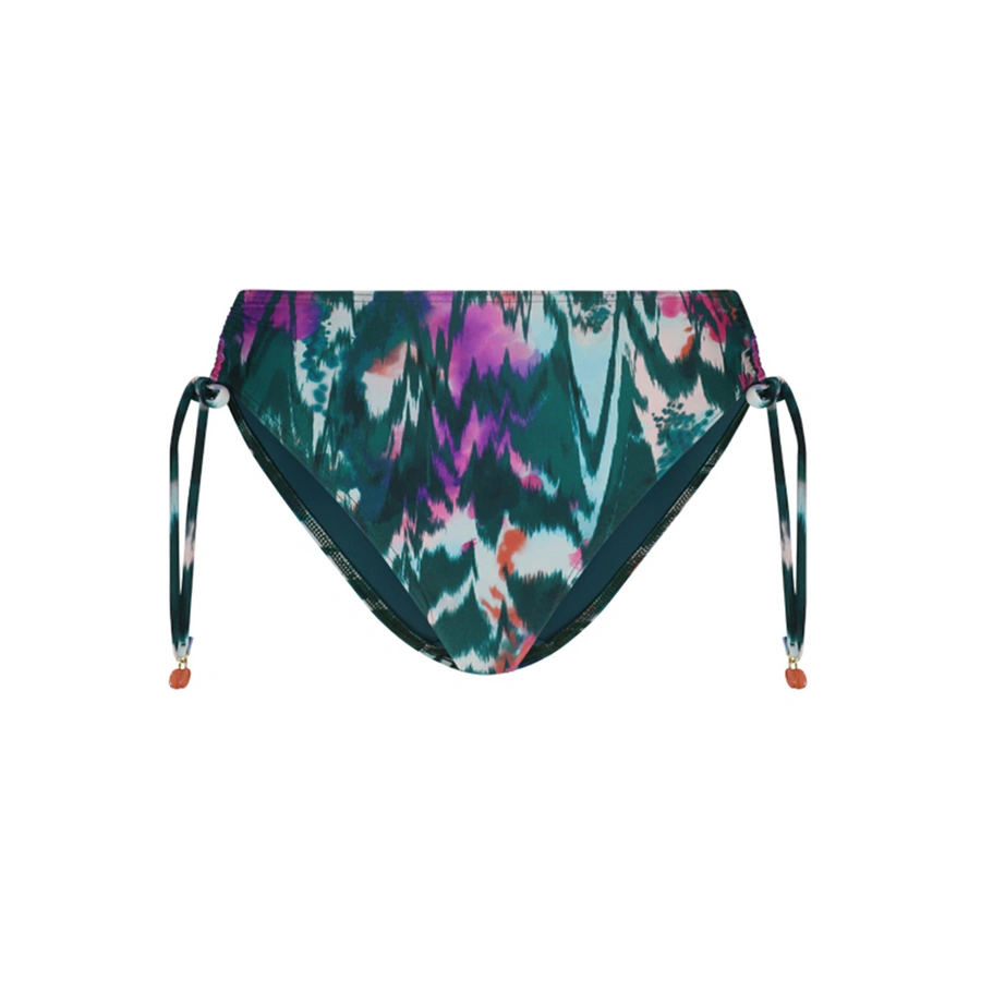 Ikat Teal, Petrol gemustert, large