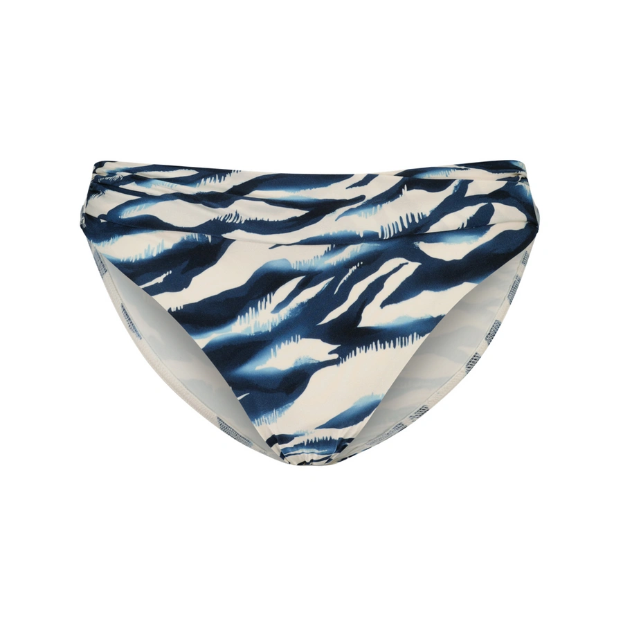 Wavy Water, Blau gemustert, large