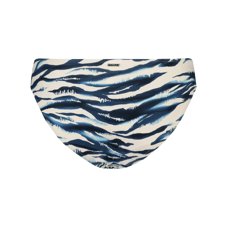 Wavy Water, Blau gemustert, large