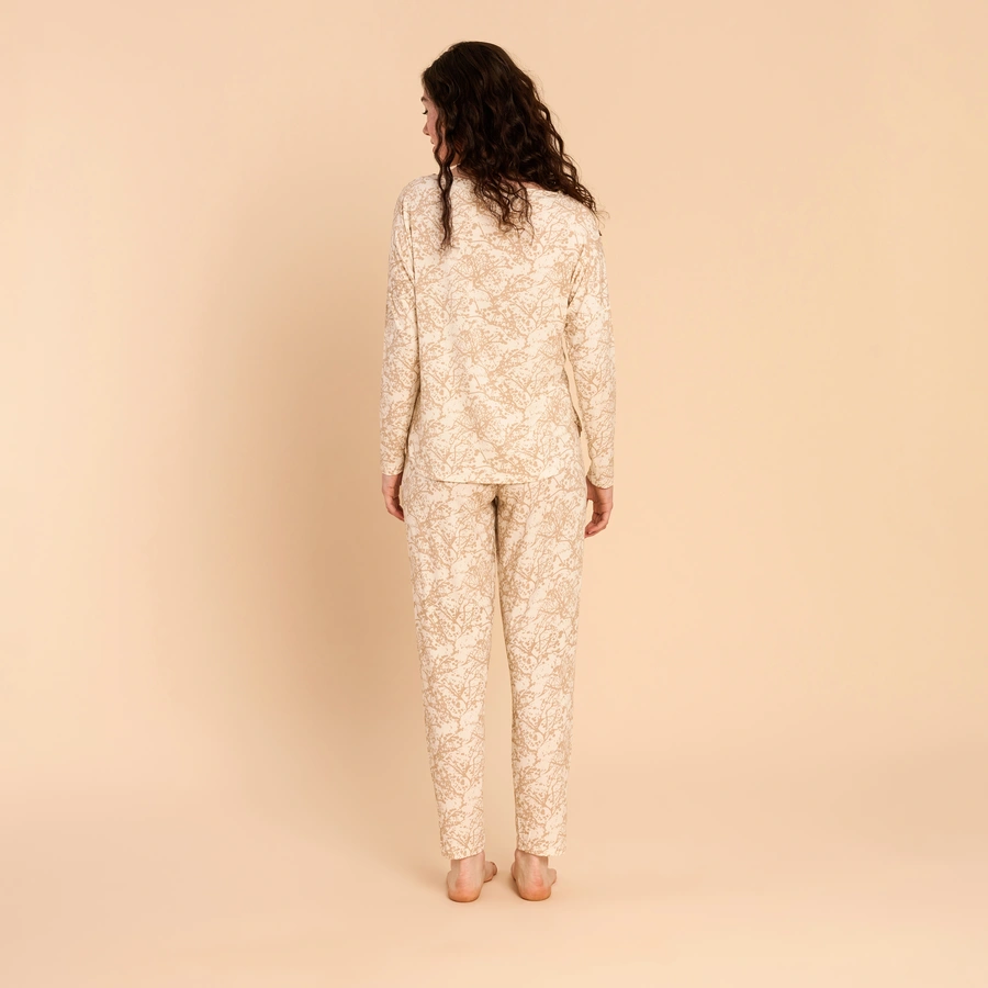 Rimona, Beige gemuster, large