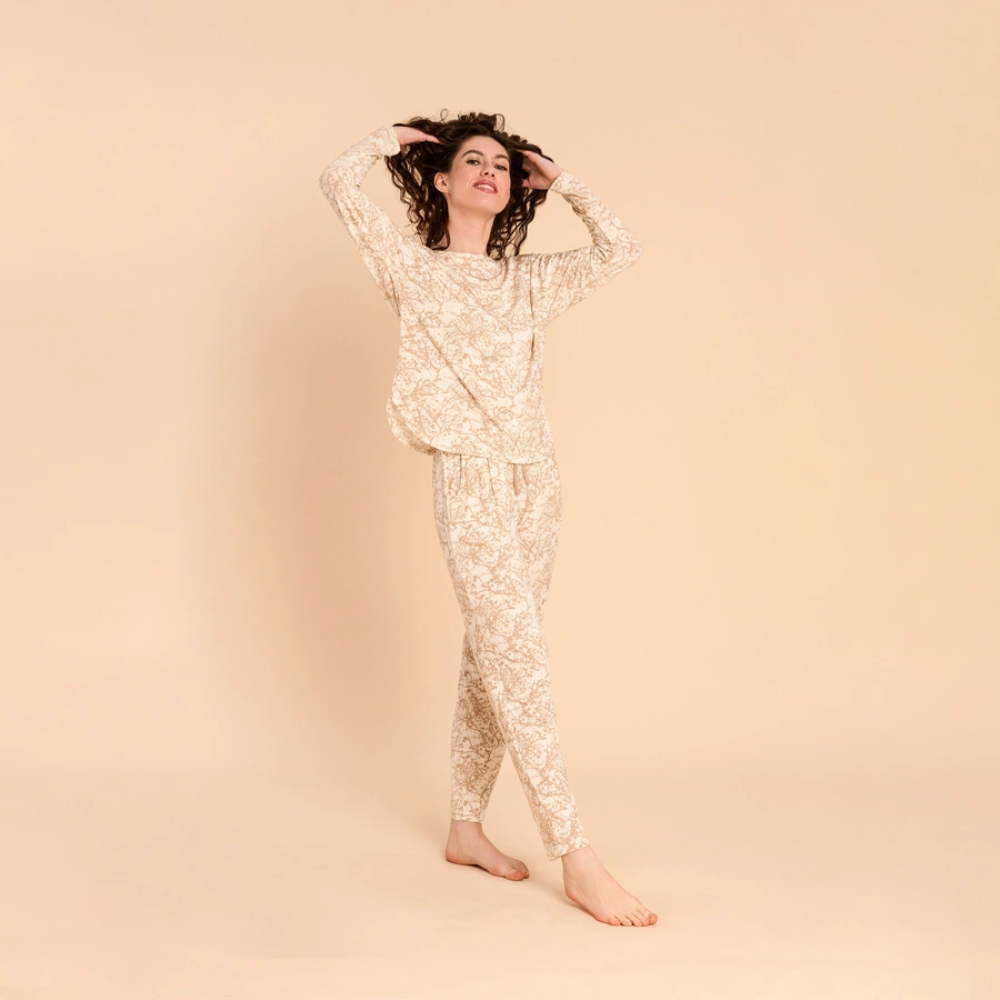 Rimona, Beige gemuster, large