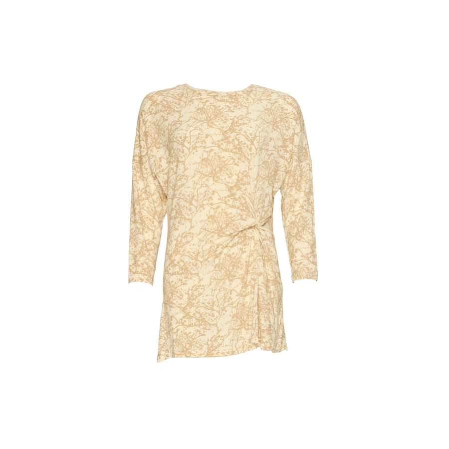 Rimona, Beige avec motifs, large