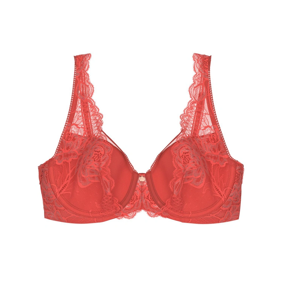 Wild Peony Florale, Corallo, large