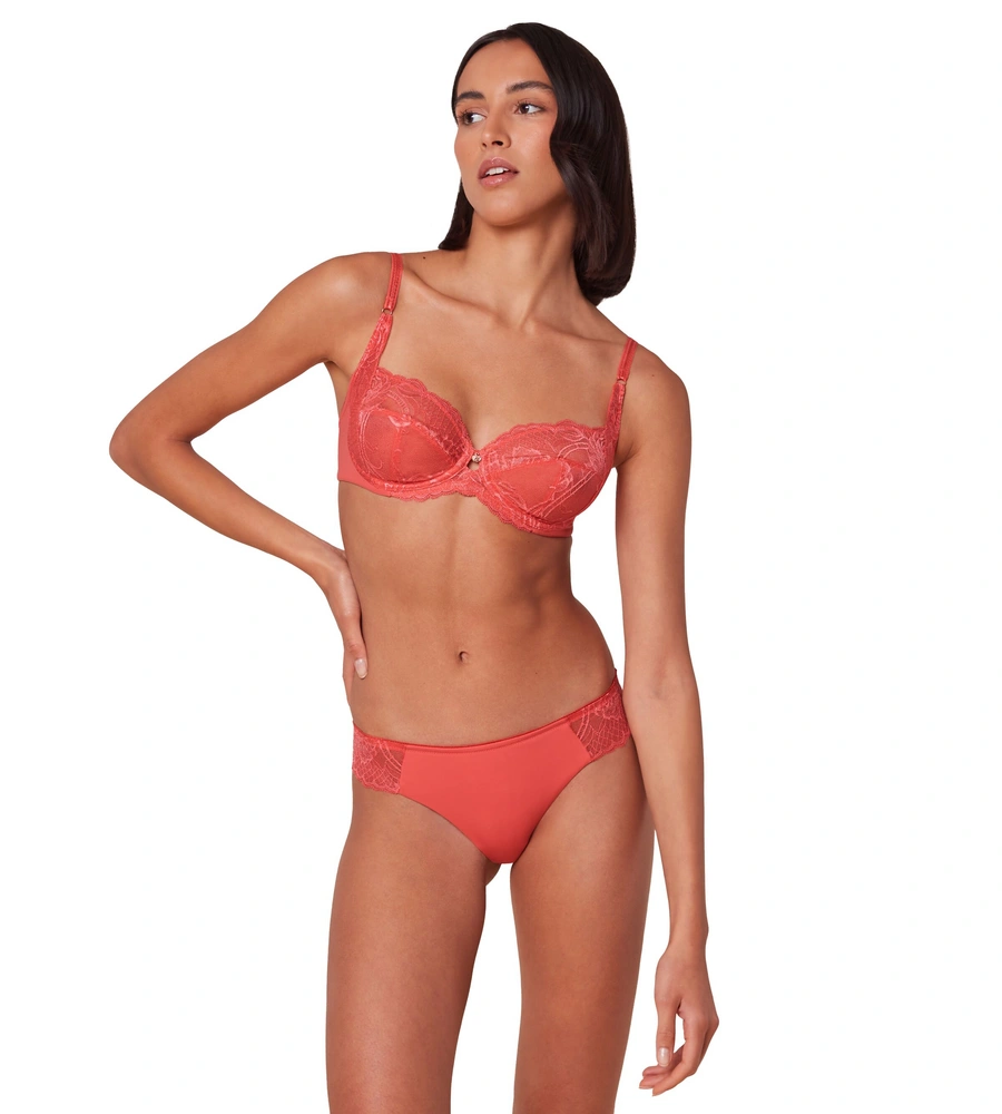Wild Peony Florale, Corail, large