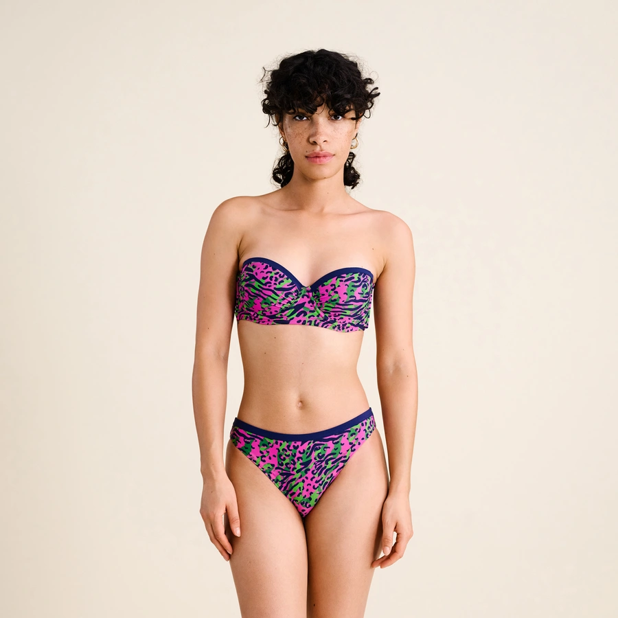 Amalfia, Pink gemustert, large