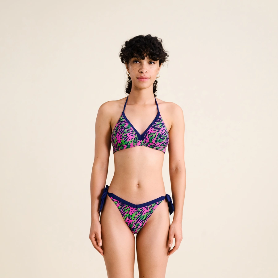 Amalfia, Pink gemustert, large