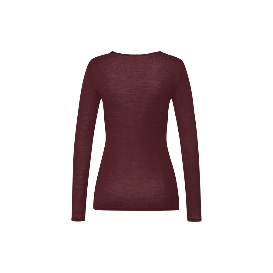Woolen Lace, Bordeaux, large