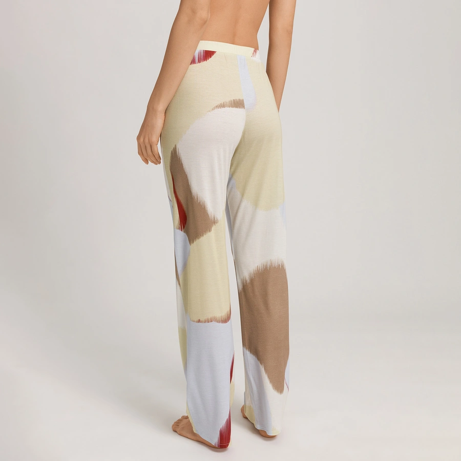 Olivia, Marron avec motifs, large