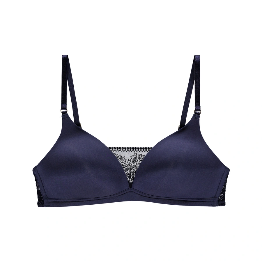 Belva, Bleu foncé, large