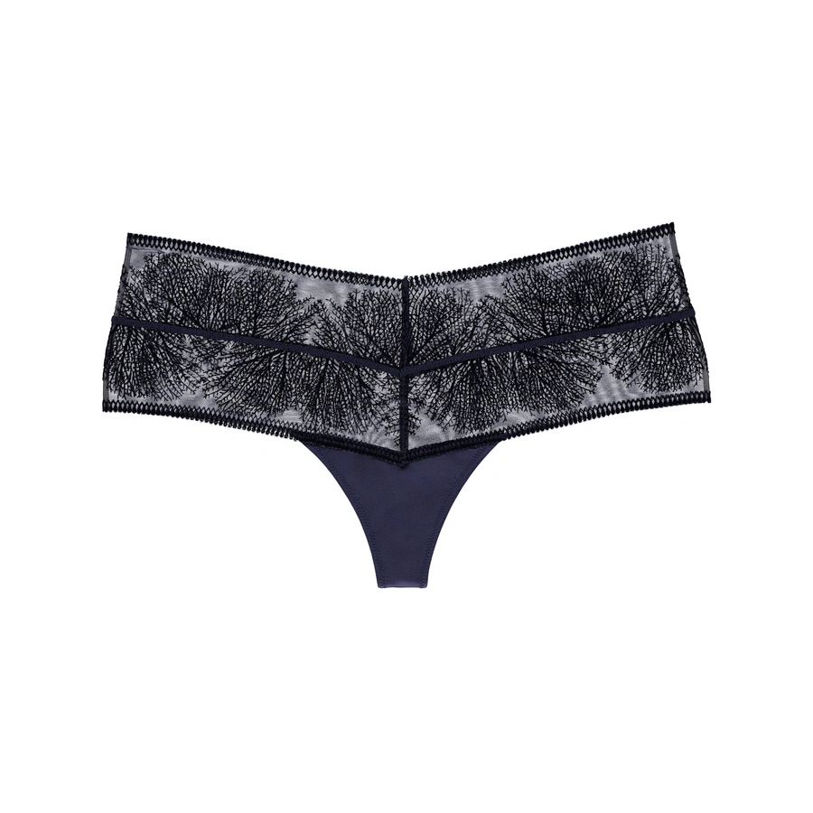 Belva, Bleu foncé, large