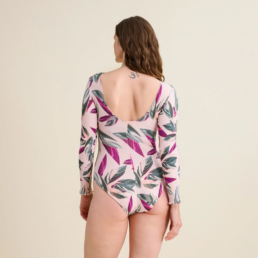 Benina, Rose avec motifs, large