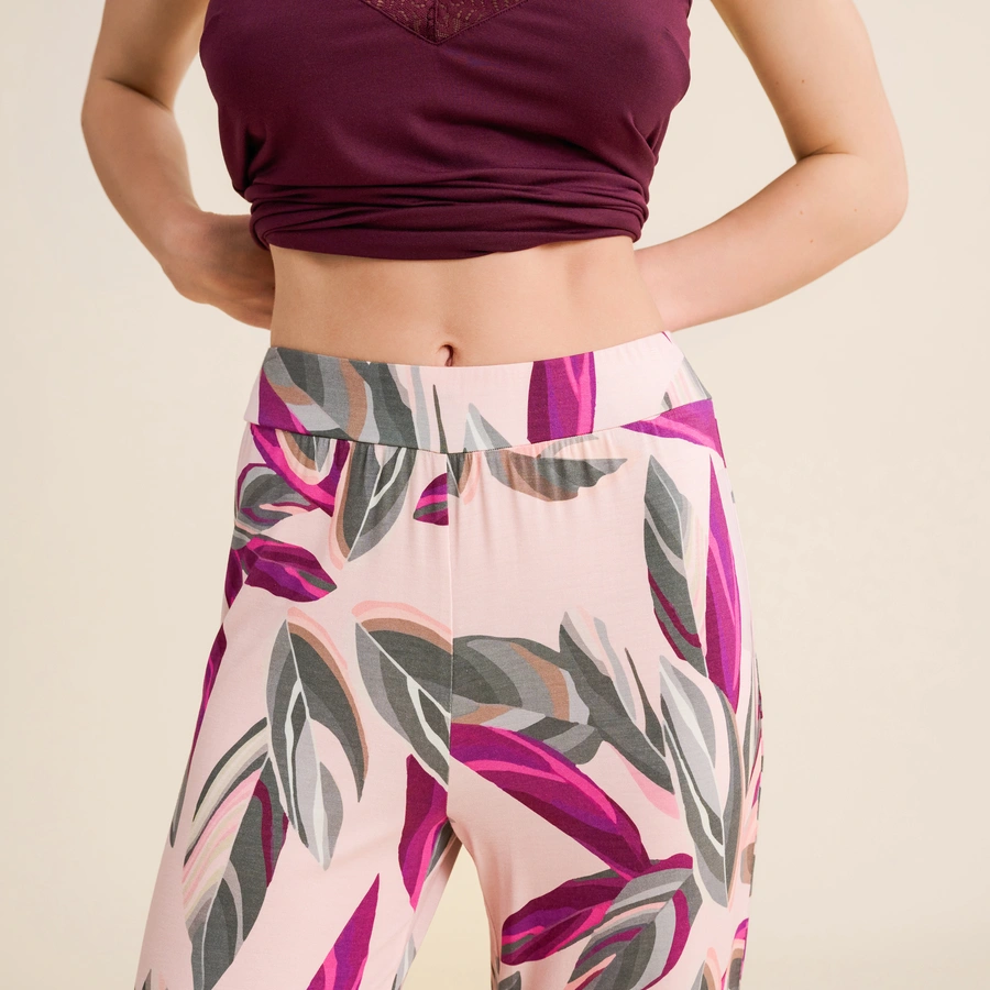 Benina, Rose avec motifs, large