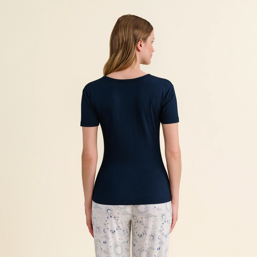 Bahira, Bleu foncé, large